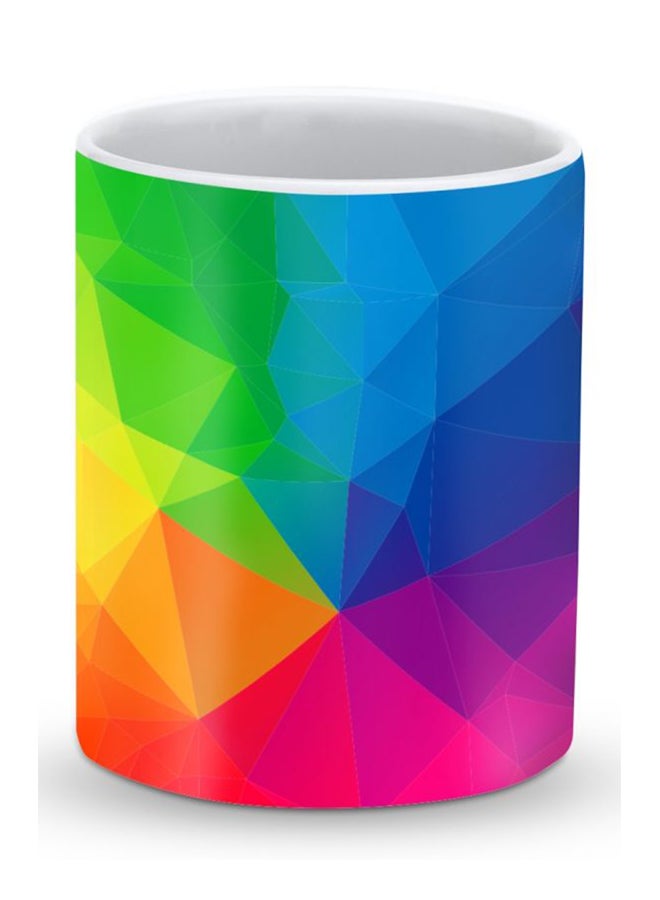 Stylizedd Premium Air, Water, Earth, Fire Designer Mug Blue/Green/Pink - Image 1