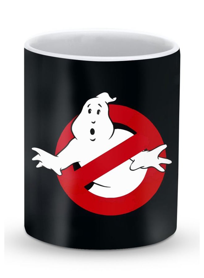 ستايلايزد قدح قهوة بتصميم فاخر جوستباسترز أسود / أبيض / أحمر - Image 1