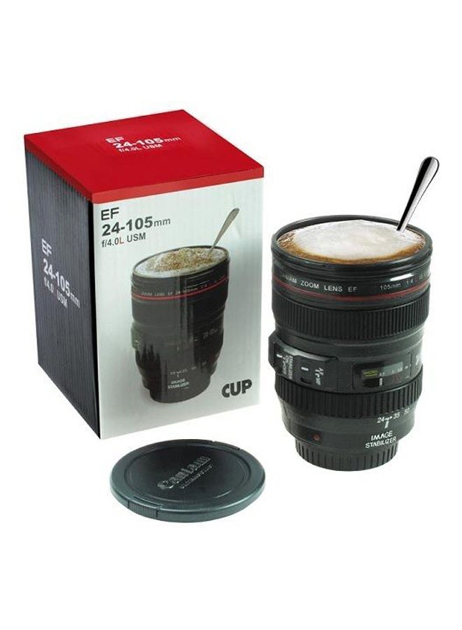 Generic - Camera Lens Shaped Coffee Mug Black - Image 1