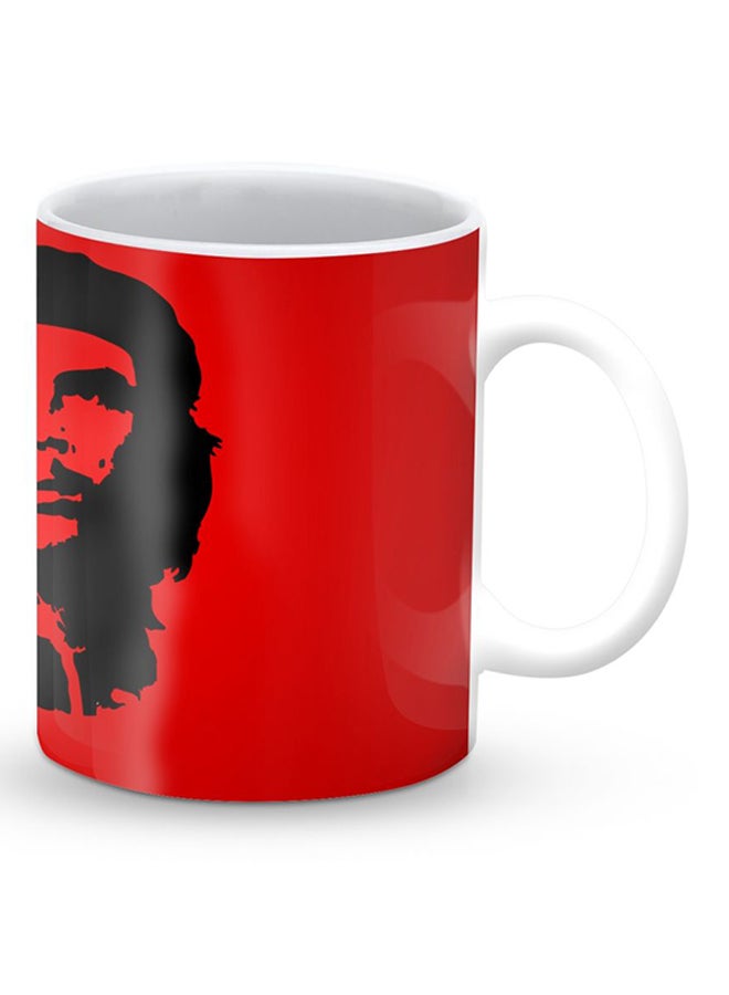Stylizedd Premium Hasta Sempre Designer Mug Red/Black/White - Image 2