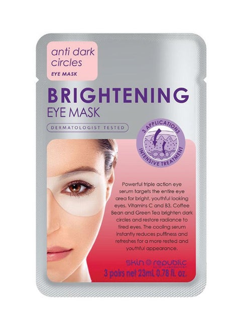 Set Of 3 Brightening Eye Mask 23ml