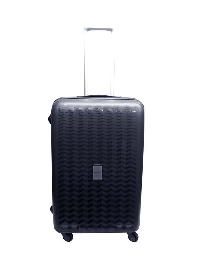 HIGHFLYER - Unbreakable Hardside 3 Piece Luggage Trolley Set Black - Image 1