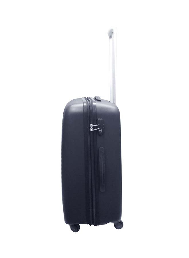 HIGHFLYER - Unbreakable Hardside 3 Piece Luggage Trolley Set Black - Image 1