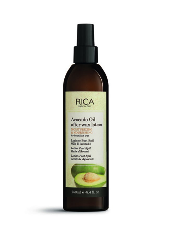 RICA COSMETICS - After Wax Lotion Avocado Oil Clear 250ml - Image 1