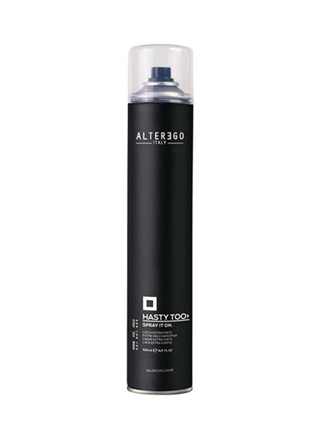 ALTER EGO Hasty Spray It On Hairspray Black/White 500ml