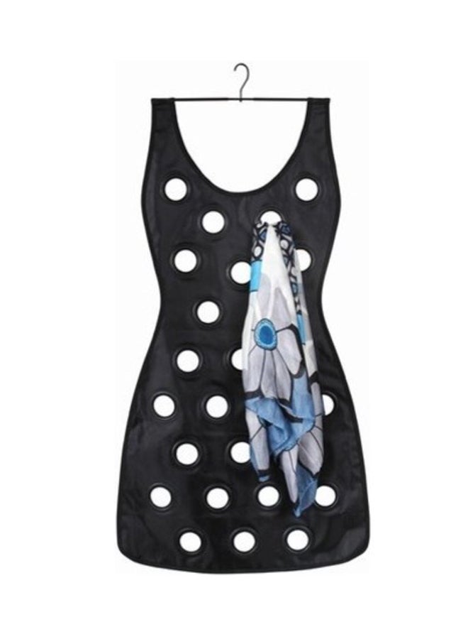 Portable Hanging Scarf Organiser Black