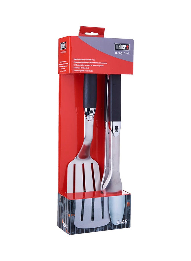 Weber 2-Piece Basic Tool Set Silver  - Image 1