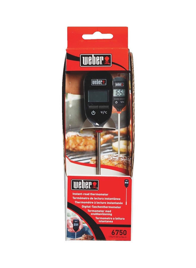 Weber Instant Read Grill Thermometer Black/Silver 6.5x2x0.75inch  - Image 4