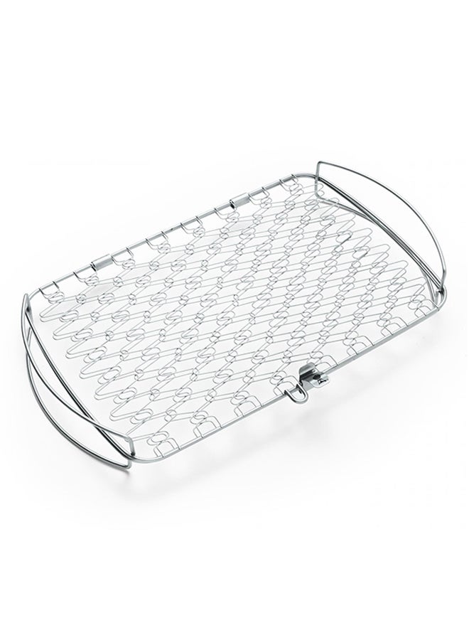ويبر سلة لشوي السمك أصلية فضي 10.5x18x2.3بوصة - Image 2