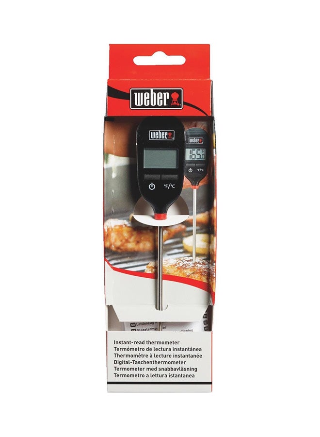 Weber Instant Read Grill Thermometer Black/Silver 6.5x2x0.75inch  - Image 2