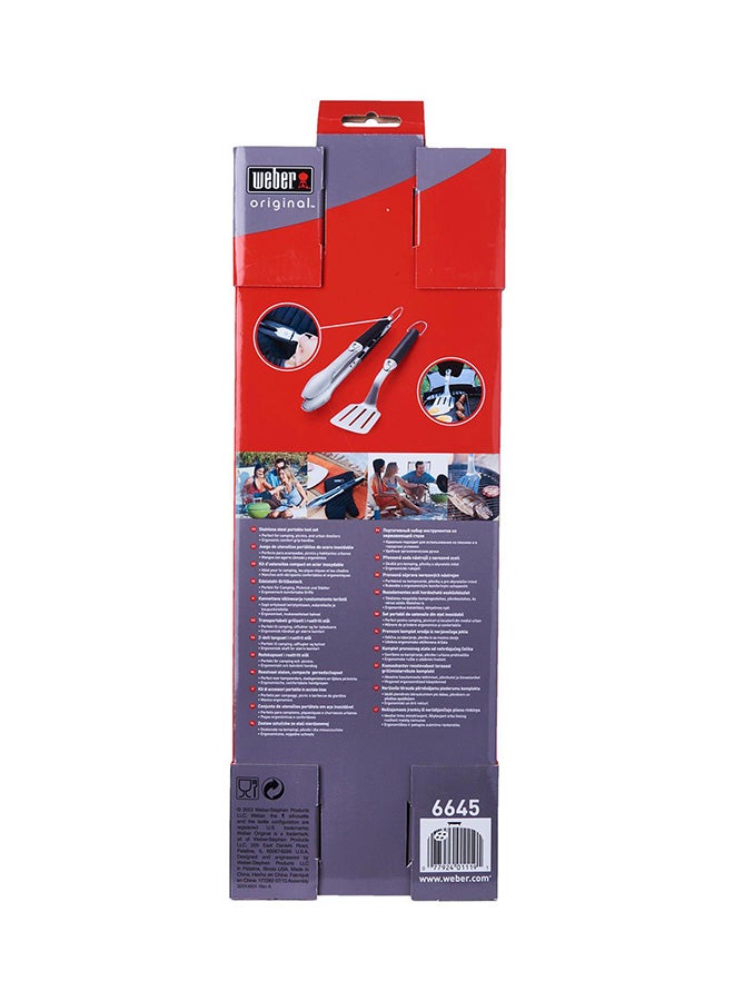 Weber 2-Piece Basic Tool Set Silver  - Image 2