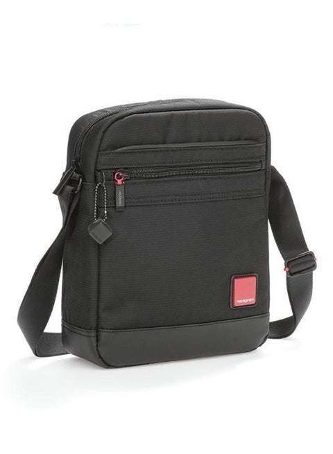 Descent Vertical Crossbody Bag Black