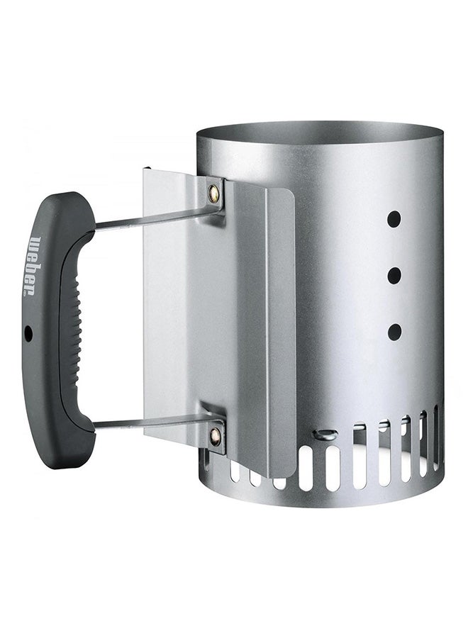 ويبر مشعل مضغوط سريع الاشتعال للمدخنة فضي 5.75x10.5x8بوصة - Image 2