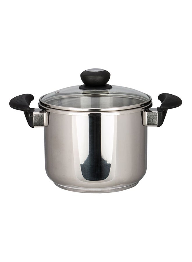 Meyer Corporation Stainless Steel Durable & Elagant Look, Dishwasher Safe Large handles, for secure handling gas compatiblePressure Cooker With Clipon Lid Stainless Steel 6Liters  - Image 3