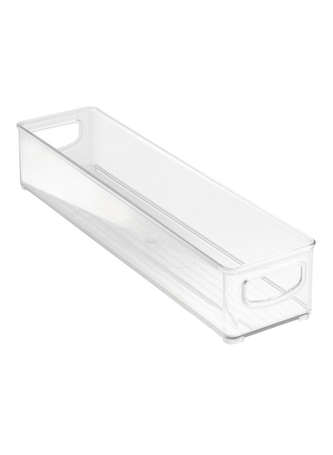 InterDesign Food Organizer Bin Clear 16x3x4inch - Image 1