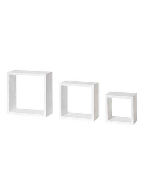 Wall Shelf Frame Set White
