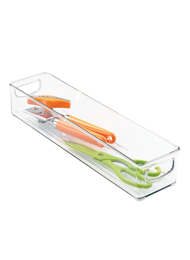 InterDesign Food Organizer Bin Clear 16x3x4inch - Image 2