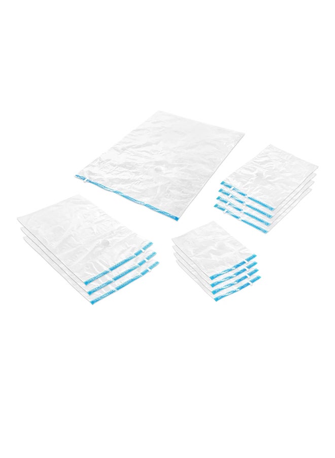 Whitmor Set Of 12 Spacemaker Vacuum Bags Clear