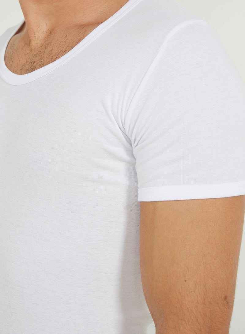 BYC - U Neck Inner T-Shirt White - Image 1