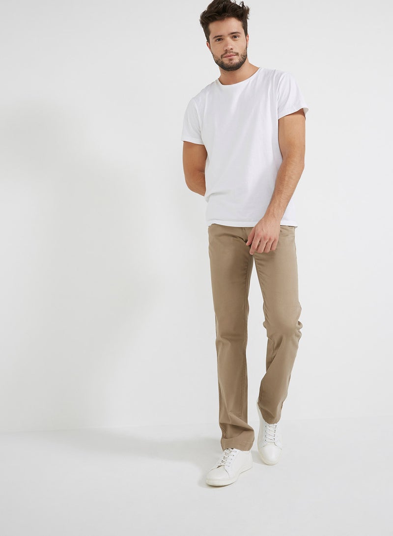 Lois - Slim Fit Pants Khaki - Image 1