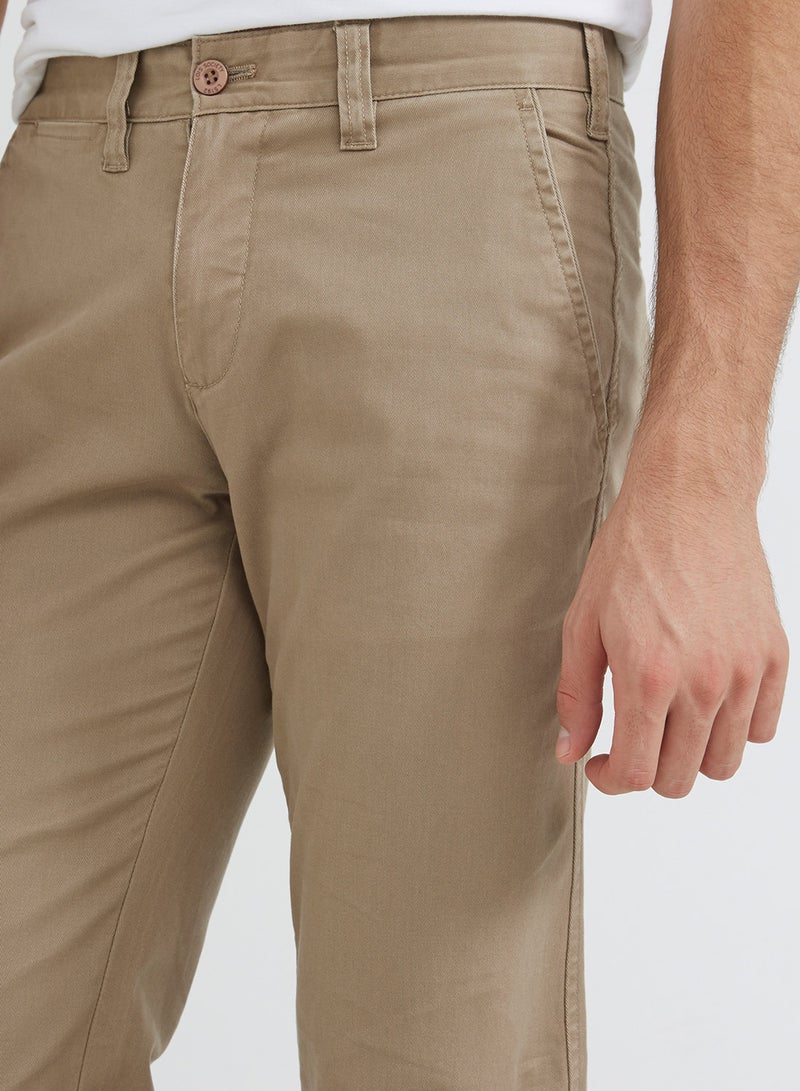 Lois - Slim Fit Pants Khaki - Image 1