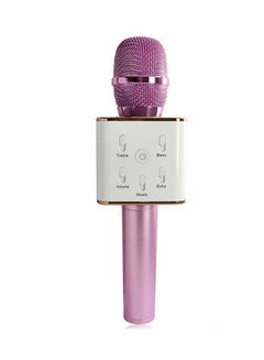Q7 Wireless Karaoke Microphone Pink/White
