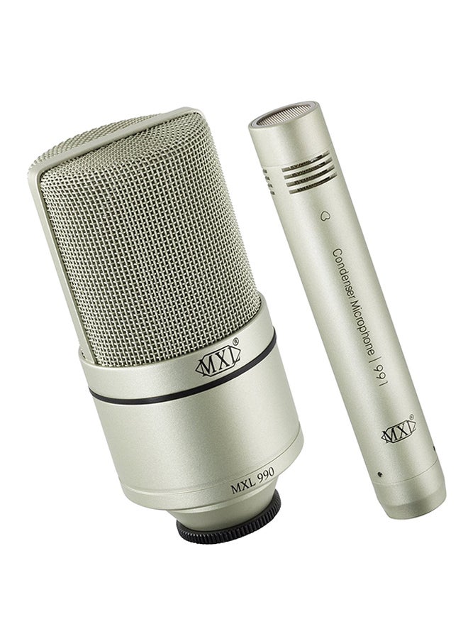 MXL - Recording Microphone Set 990/991 Silver - Image 1