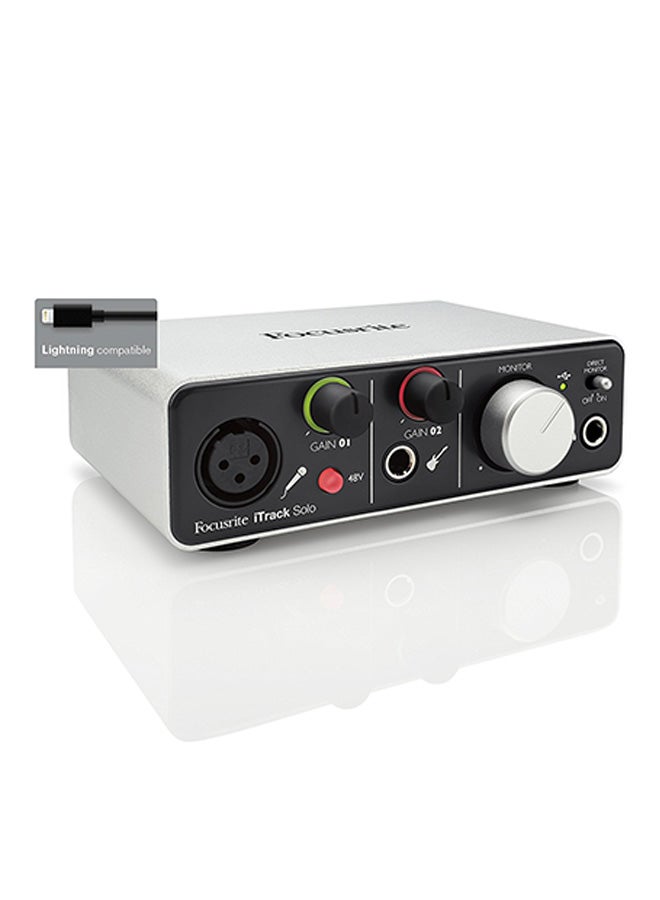 Lightning And USB Compatible Audio Interface White/ Black