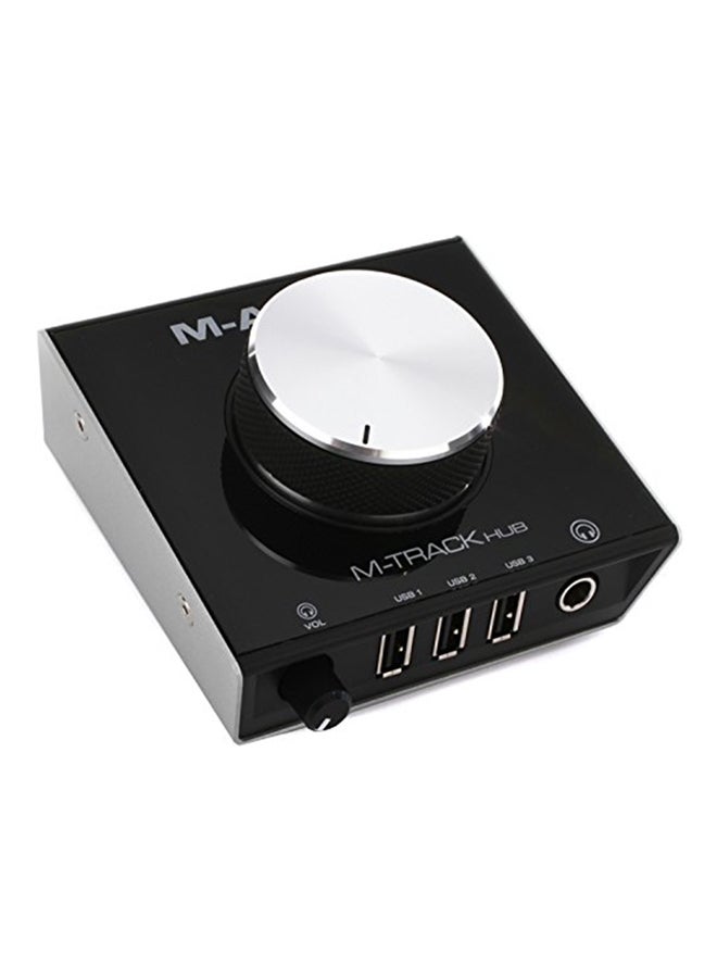 M-Audio - M-Track Built-In 3 Port USB Monitoring Interface Black - Image 1