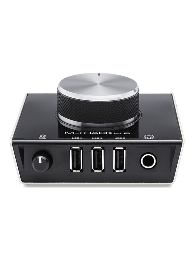 M-Audio - M-Track Built-In 3 Port USB Monitoring Interface Black - Image 1