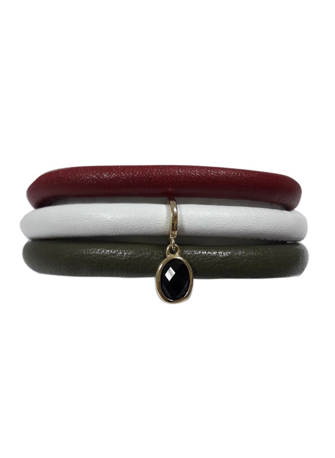 CHRISTINA DESIGN LONDON - Onyx Dream Charm Clasp Bracelet - Image 1