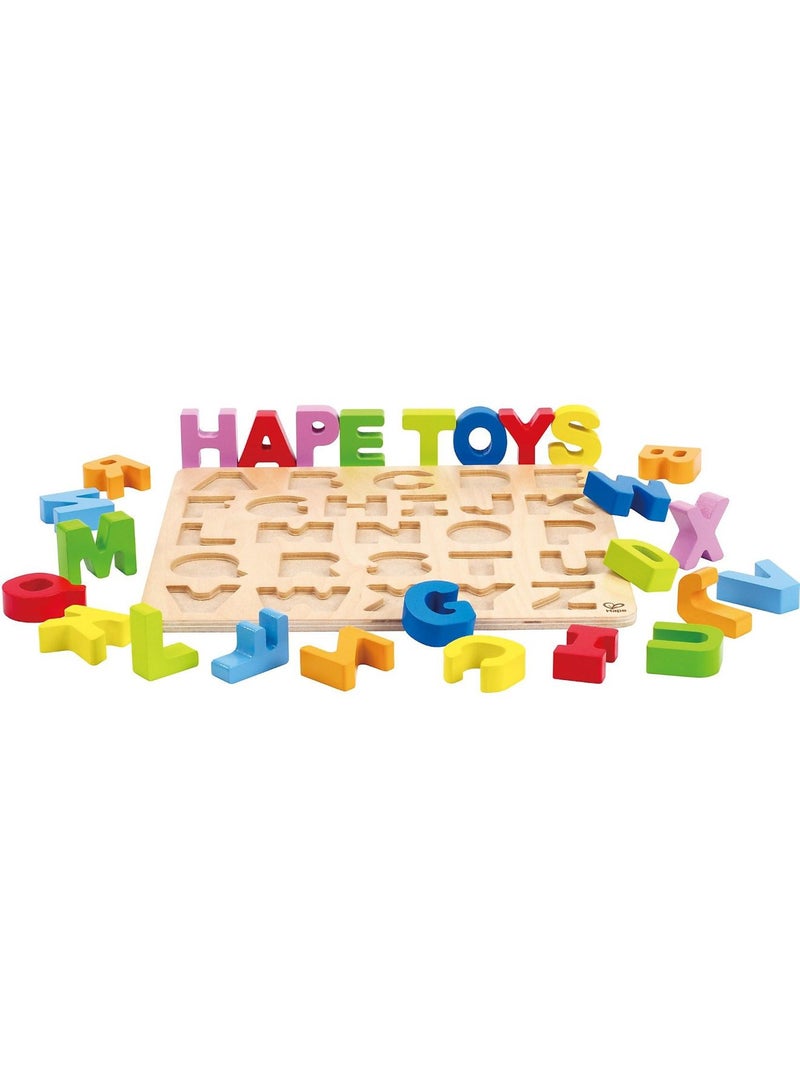 Hape Chunky Alphabet Puzzle Game - Image 2
