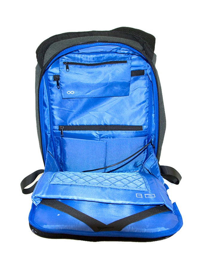 kingsons Smart Backpack With USB Port For 15.6-Inch Laptops Grey  - Image 4