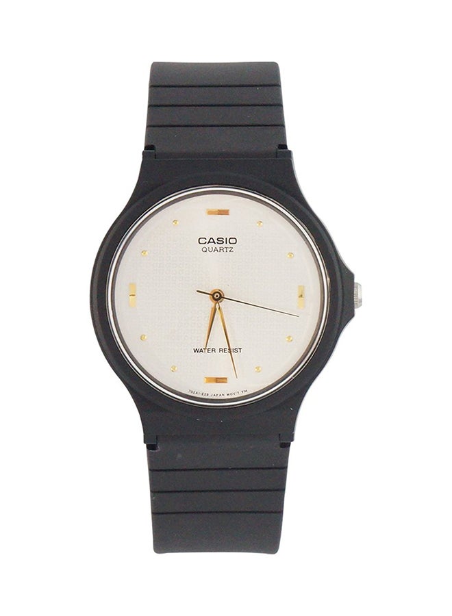كاسيو ساعة عقارب بسوار من الراتنج مقاومة للماء طراز MQ-76-7A1 للرجال - Image 1