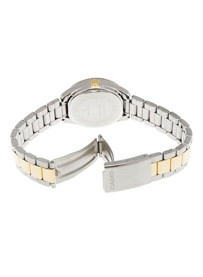 كاسيو ساعة عقارب إنتايسر مقاومة للماء طراز Ltp-1308SG-7A للنساء - Image 2