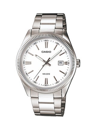 Men's Water Resistant Analog Watch MTP-1302D-7A1 - 38 mm - Silver - v1512451979/N12599302A_1