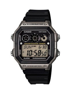 CASIO Men's Youth Series Water Resistant Digital Watch AE-1300WH-8A - 45 mm - Black  - Image 1