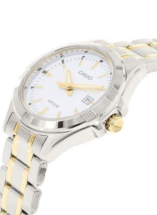 كاسيو ساعة عقارب إنتايسر مقاومة للماء طراز Ltp-1308SG-7A للنساء - Image 3