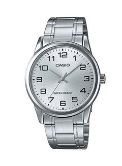 Men's Water Resistant Analog Watch MTP-V001D-7B - 38 mm - Silver