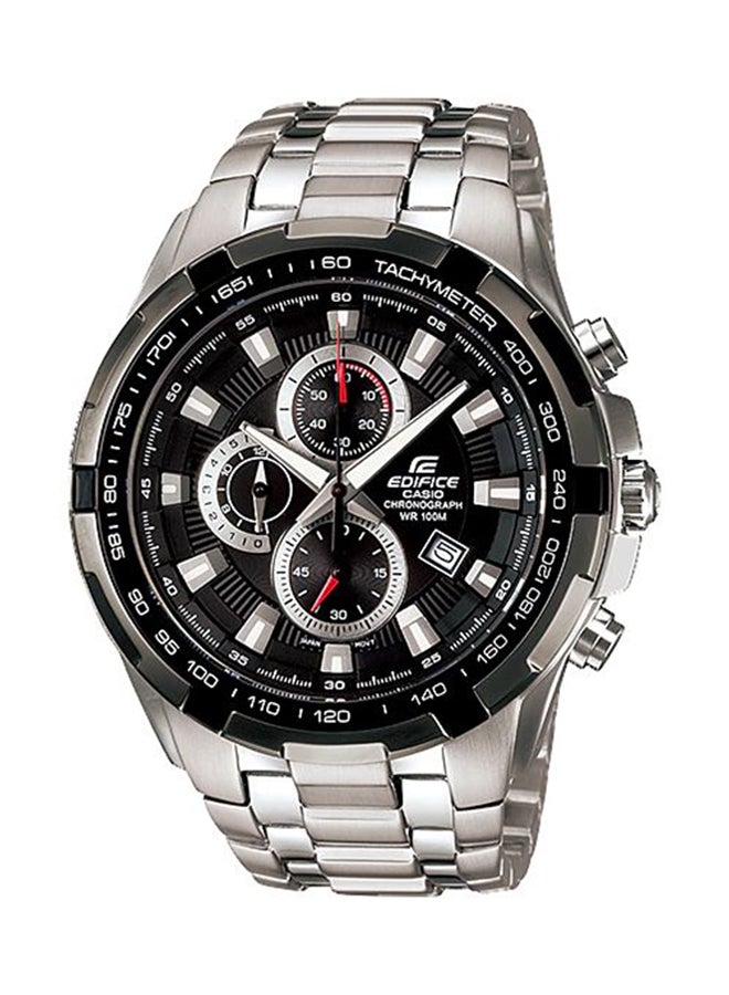 CASIO Men's Stainless Steel Chronograph Wrist Watch EF-539D-1AV - 49 mm - Silver - Image 1