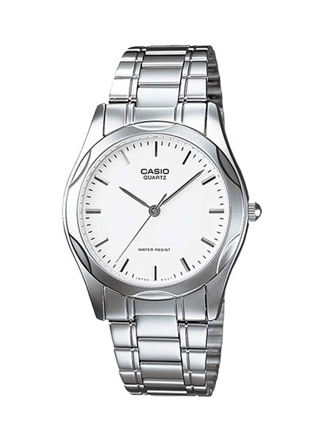 CASIO Men's Water Resistant Analog Watch MTP-1275D-7A - 36 mm - Silver - Image 1