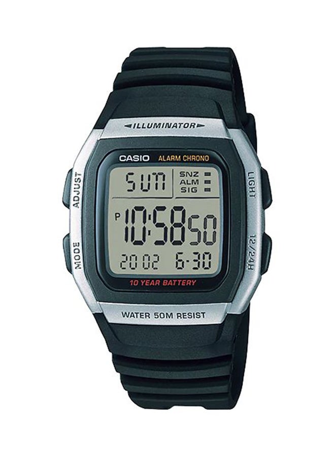CASIO Men's Water Resistant Digital Watch W-96H-1A - Image 1