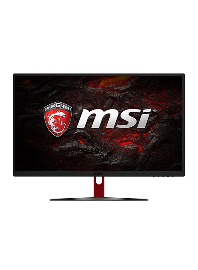 MSI - Optix G24C 24 inch VA LCD Full HD Curved Gaming Monitor With 144Hz, AMD FreeSync and DisplayPort HDMI USB Black/Red - Image 1
