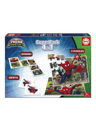 4-In-1 Superpack Spiderman Game Set - v1512630740/N12739129A_1