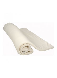 Sleep Fine Harmony Visco Elastic Memory Foam Mattress Topper With Removable Luxurious Velour Cover Beige 120x200cm  - Image 1