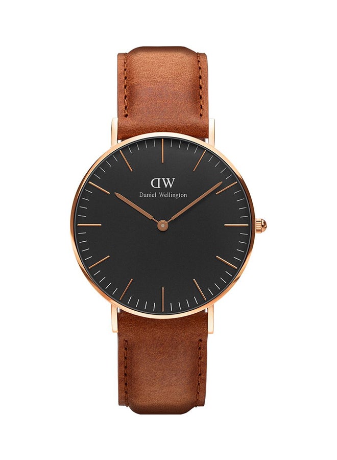 DANIEL WELLINGTON Men's Classic Black St Mawes Water Resistant Analog Watch DW00100126 - Image 1