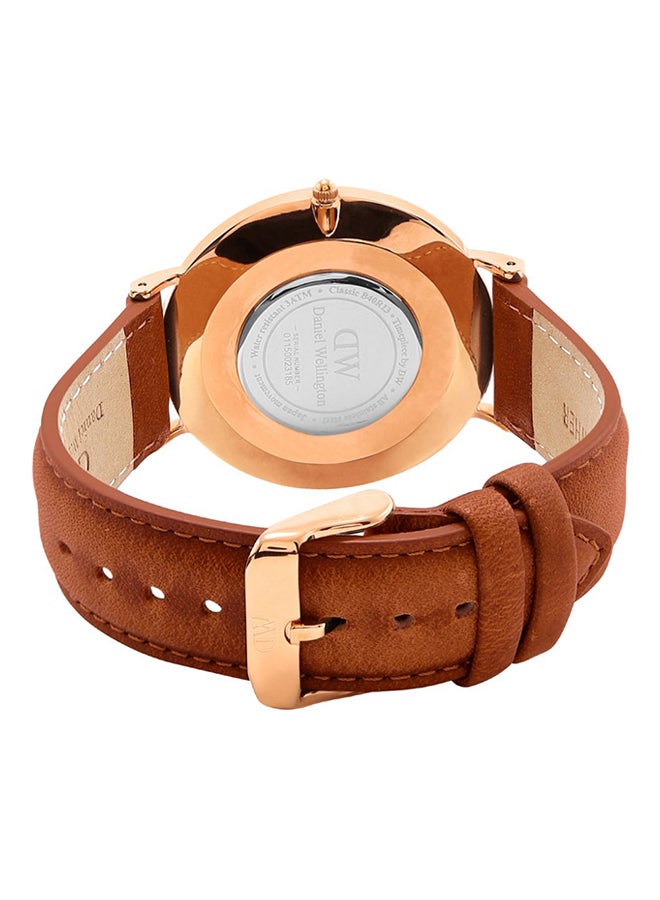 DANIEL WELLINGTON Men's Classic Black St Mawes Water Resistant Analog Watch DW00100126 - Image 2