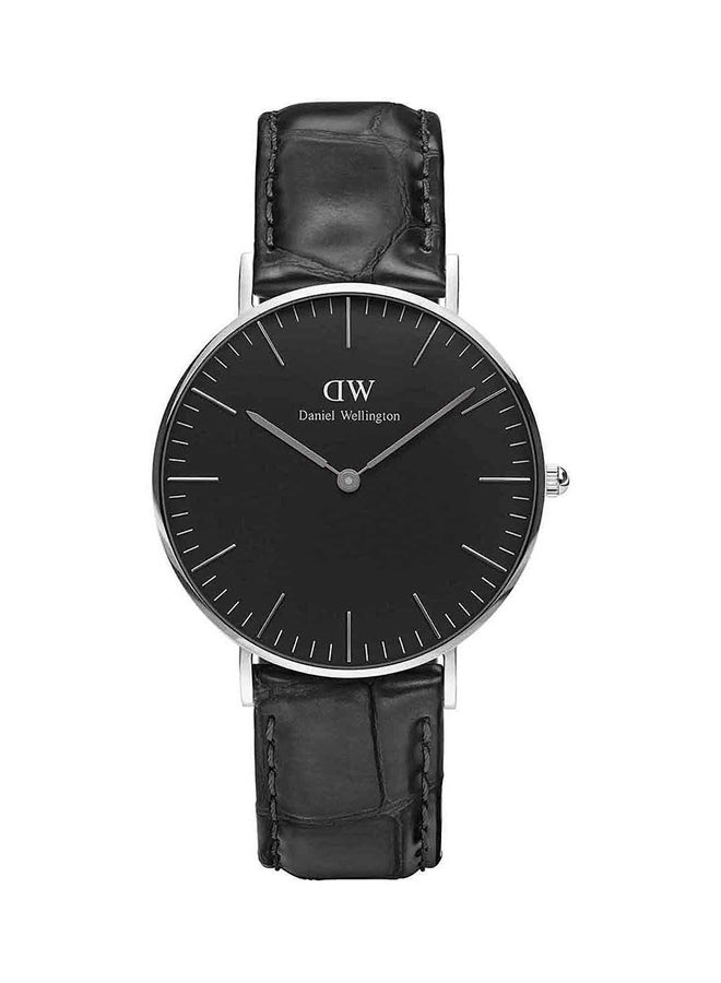 DANIEL WELLINGTON Women's Petite Reading Water Resistant Analog Watch DW00100147 - 36 mm - Black  - Image 1