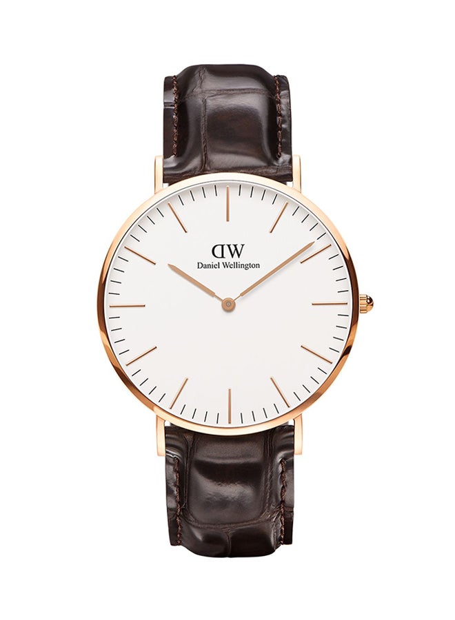DANIEL WELLINGTON Men's Classic   York Water Resistant Analog Watch DW00100011  - Image 1