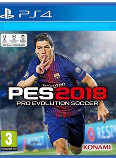 كونامي لعبة "PES 2018 Pro Evolution Soccer" (إصدار عالمي) - رياضات - بلاي ستيشن 4 (PS4) 
